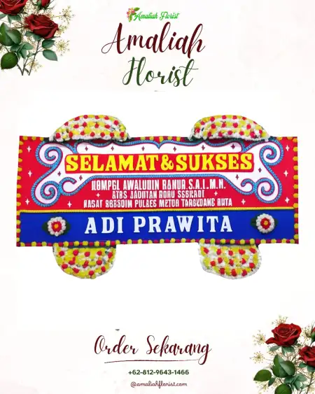 Papan Bunga Ucapan Selamat Ulu Belu